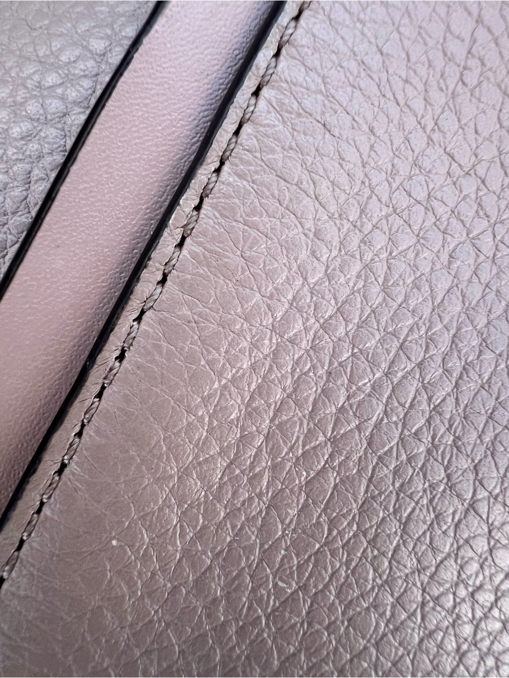 Michael Kors large mauve pebbled leather shoulder bag - Picture 12 of 16